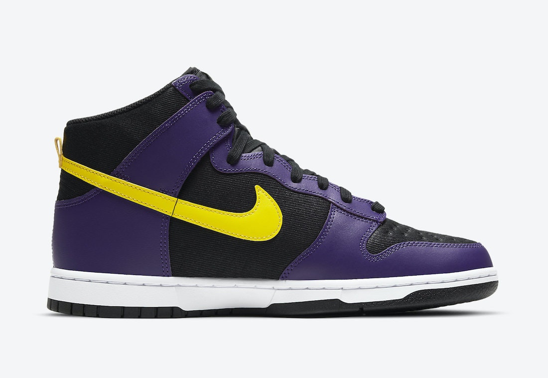 Nike Dunk High EMB “Lakers”