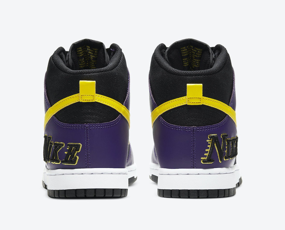 Nike Dunk High EMB “Lakers”