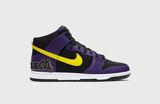 Nike Dunk High EMB “Lakers”