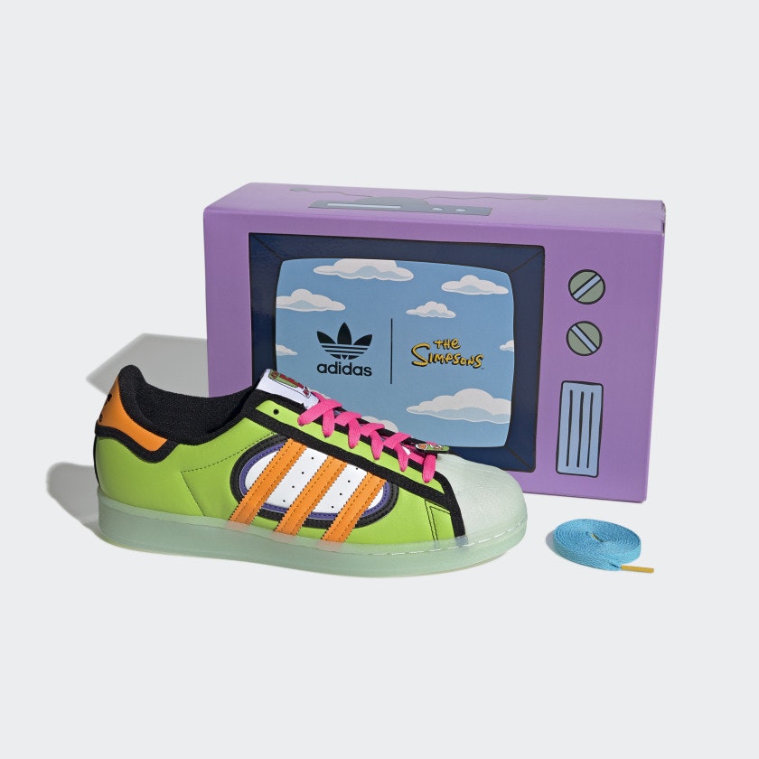 The Simpsons x adidas Superstar “Squishee”