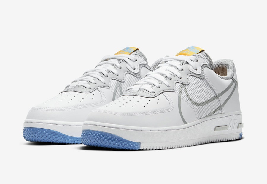 Nike Air Force 1 React "Light Smoke Grey"