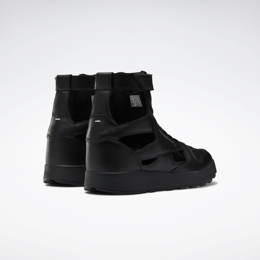 Maison Margiela x Reebok Classic Leather Tabi High "Triple Black"