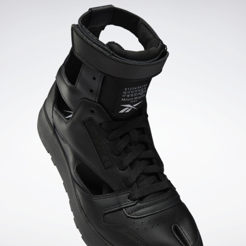 Maison Margiela x Reebok Classic Leather Tabi High "Triple Black"