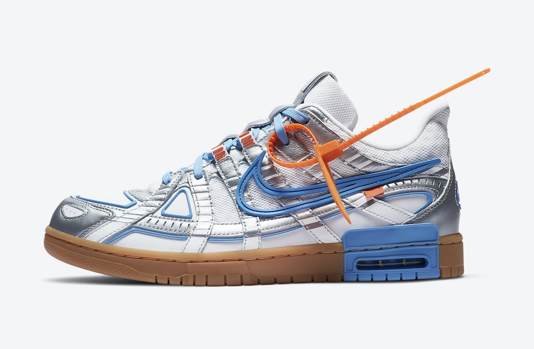 Nike x Off-White Rubber Dunk "Metallic Silver"