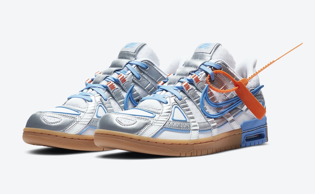 Nike x Off-White Rubber Dunk "Metallic Silver"