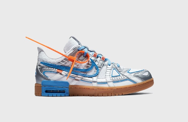 Nike x Off-White Rubber Dunk "Metallic Silver"