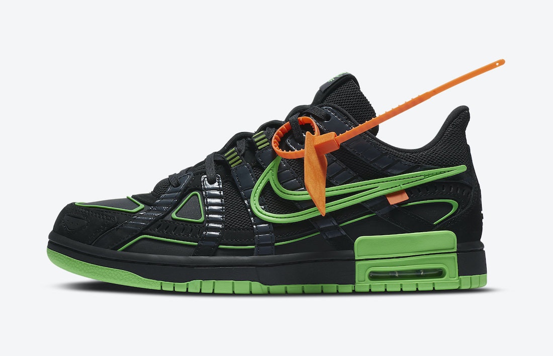 Nike x Off-White Rubber Dunk "Green Strike"