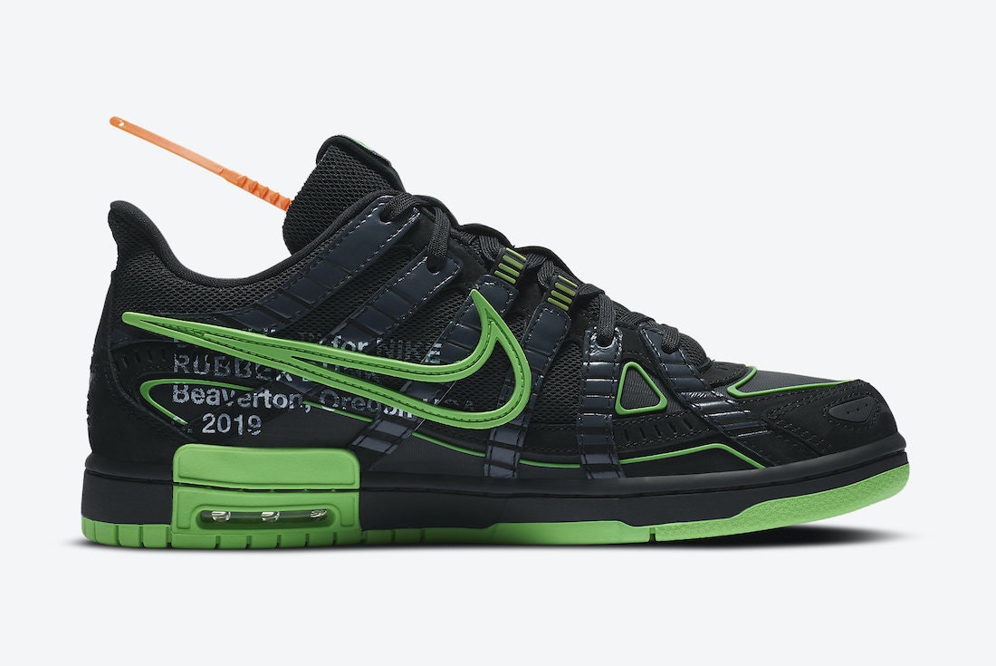 Nike x Off-White Rubber Dunk "Green Strike"