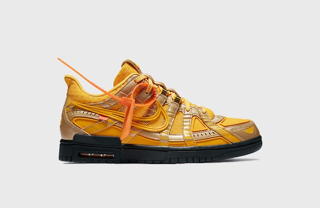 Nike x Off-White Rubber Dunk “University Gold”