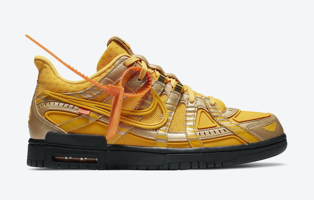 Nike x Off-White Rubber Dunk “University Gold”