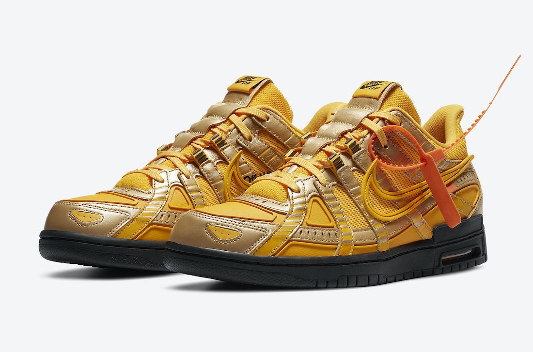 Nike x Off-White Rubber Dunk “University Gold”