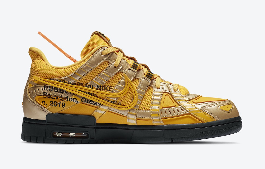 Nike x Off-White Rubber Dunk “University Gold”