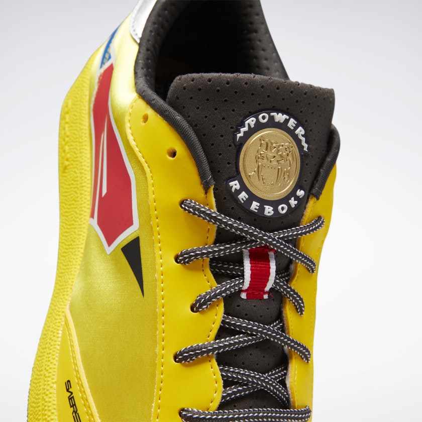 Power Rangers x Reebok Club C 85 "Boldy Yellow"