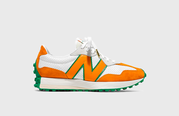 orange green and white new balance