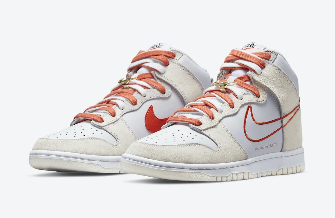 Nike Dunk High “First Use” (Orange)