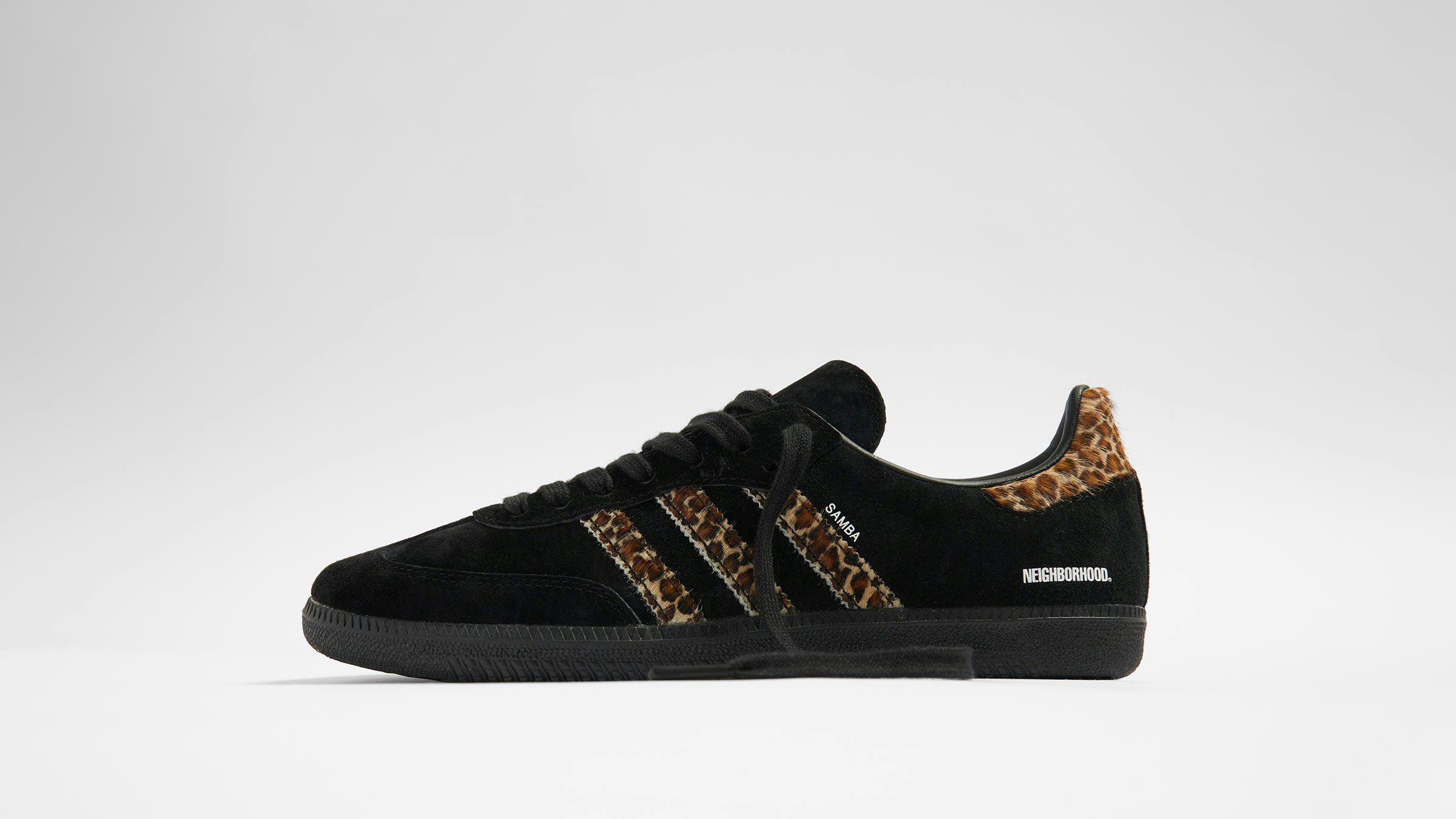 END. x Neighborhood x adidas Samba "Leopard"