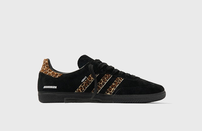 END. x Neighborhood x adidas Samba "Leopard"