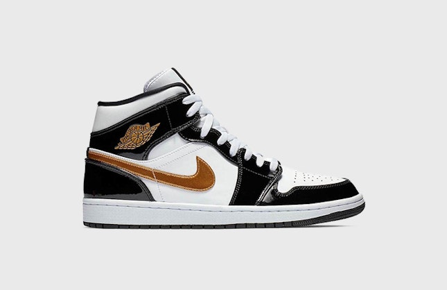 Air Jordan 1 Mid "Metallic Black"
