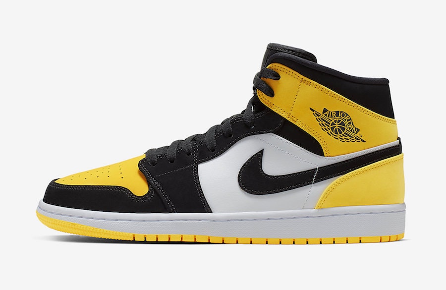 Air Jordan 1 Mid "Yellow Toe"