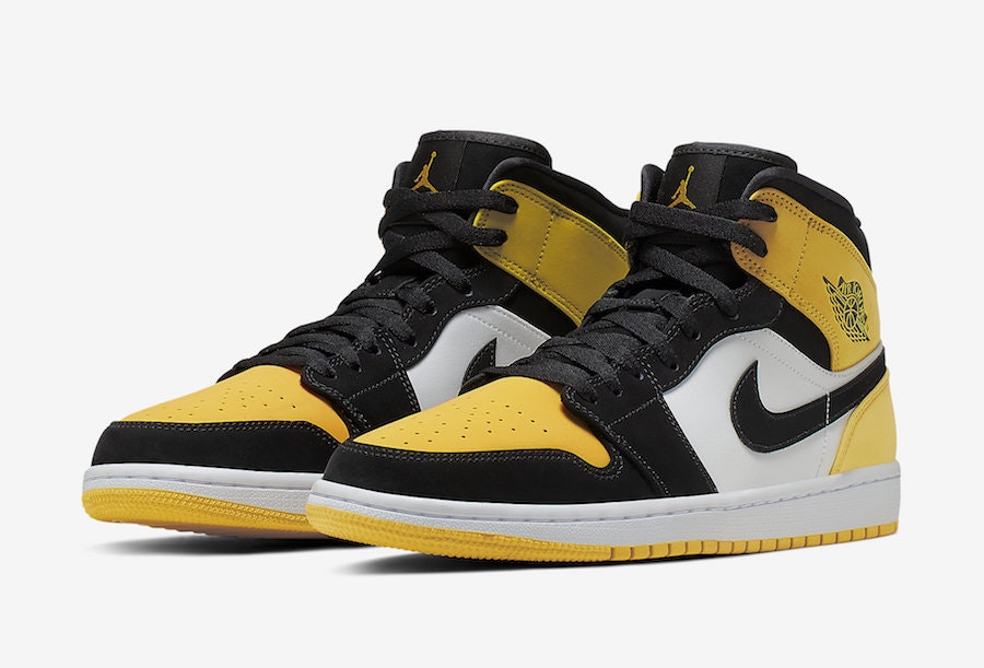 Air Jordan 1 Mid "Yellow Toe"