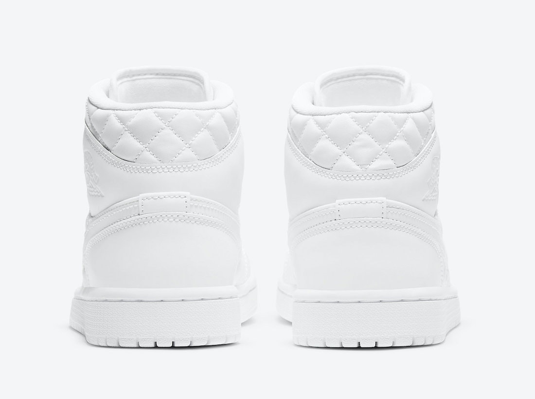 Air Jordan 1 Mid “White Quilted”