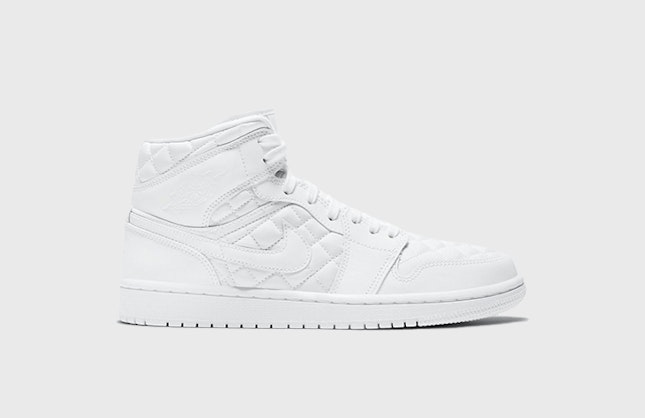 Air Jordan 1 Mid “White Quilted”