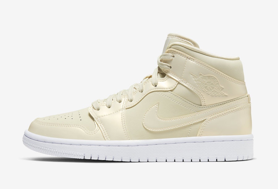 Air Jordan 1 Mid Wmns "Goose Feather Yellow"