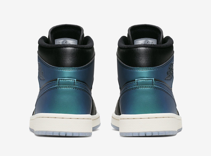 Air Jordan 1 Mid Wmns "Black Iridescent"