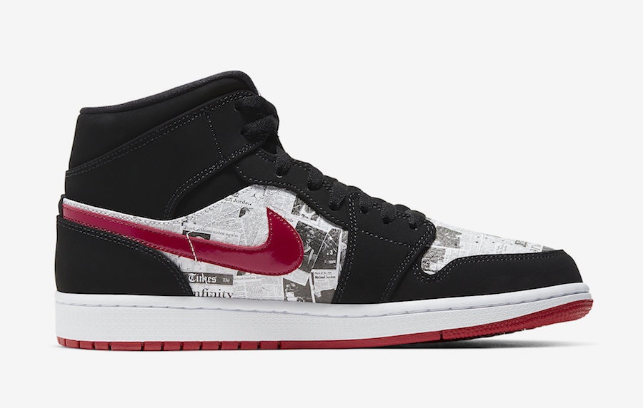 Air Jordan 1 Mid SE "Newspaper"