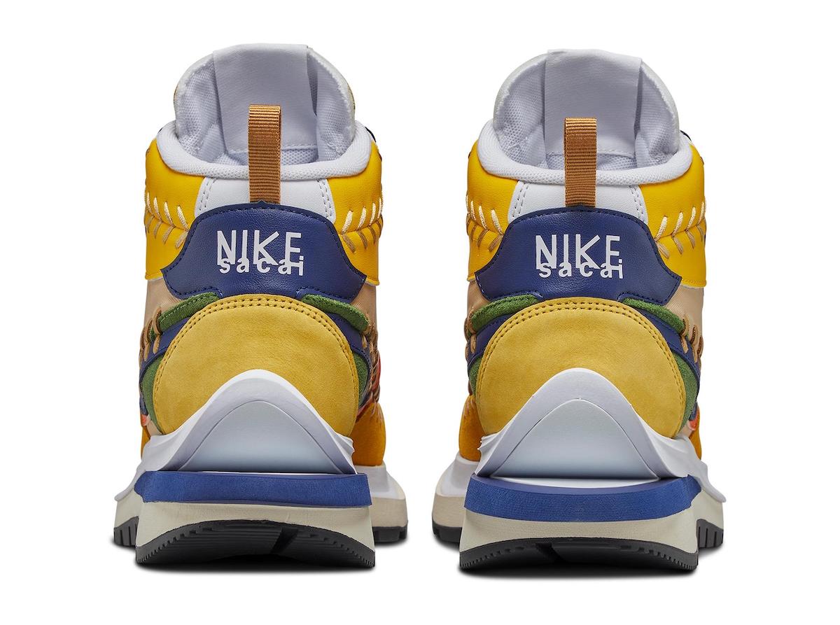 nike vaporwaffle sacai jean paul gaultier sesame blue