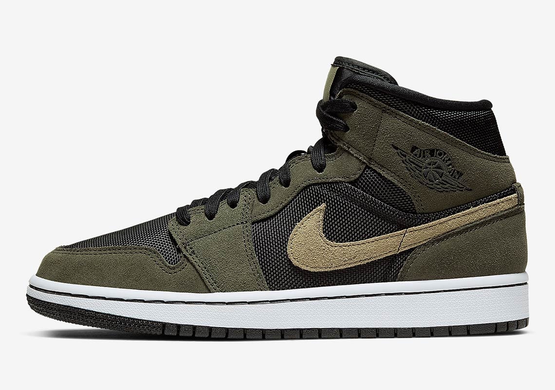 Air Jordan 1 Mid Wmns Military Olive kaufen BQ6472 030 HEAT MVMNT
