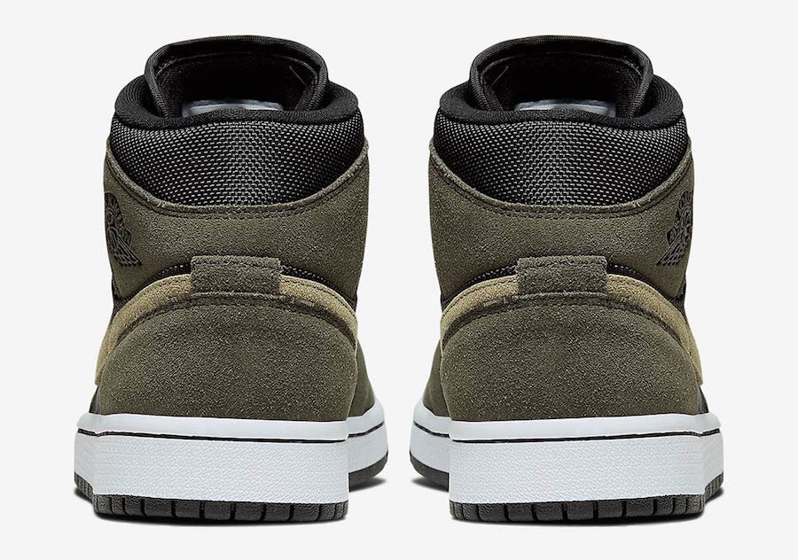 Air Jordan 1 Mid Wmns "Military Olive"