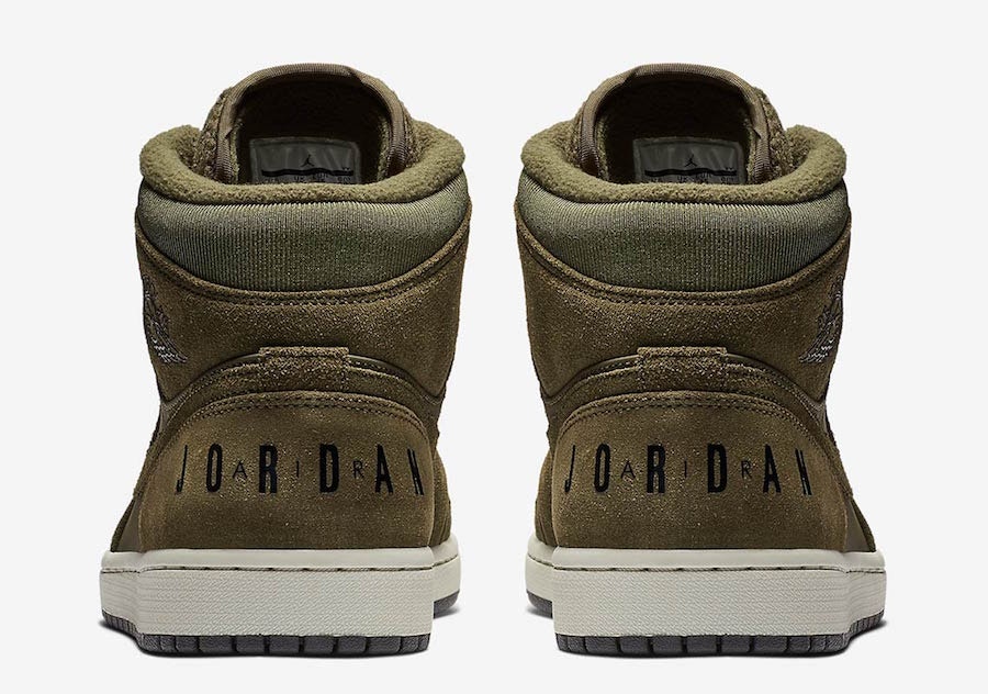 Aj 1 olive canvas on sale