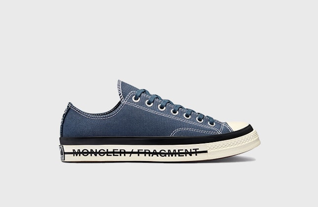 Moncler x Fragment x Converse Chuck 70 Low "Insignia Blue"