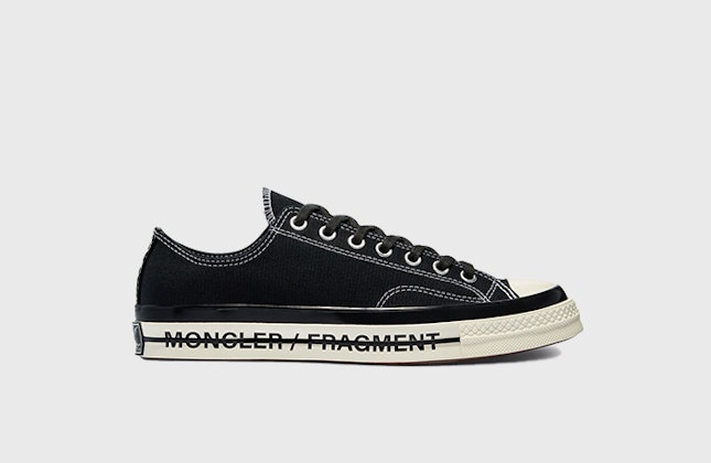 Moncler x Fragment x Converse Chuck 70 Low "Black" Moncler x Fragment x Converse Chuck 70 Low "Black"