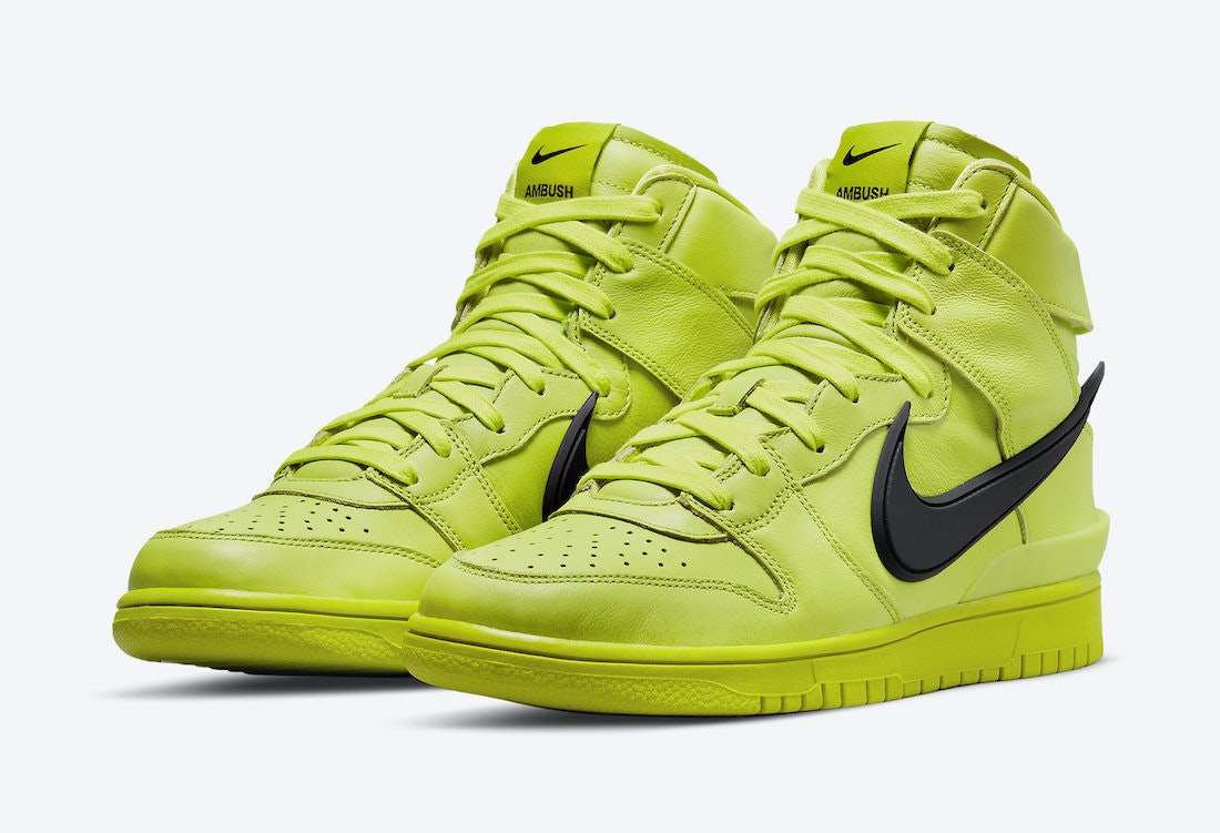 Ambush x Nike Dunk High "Flash Lime"