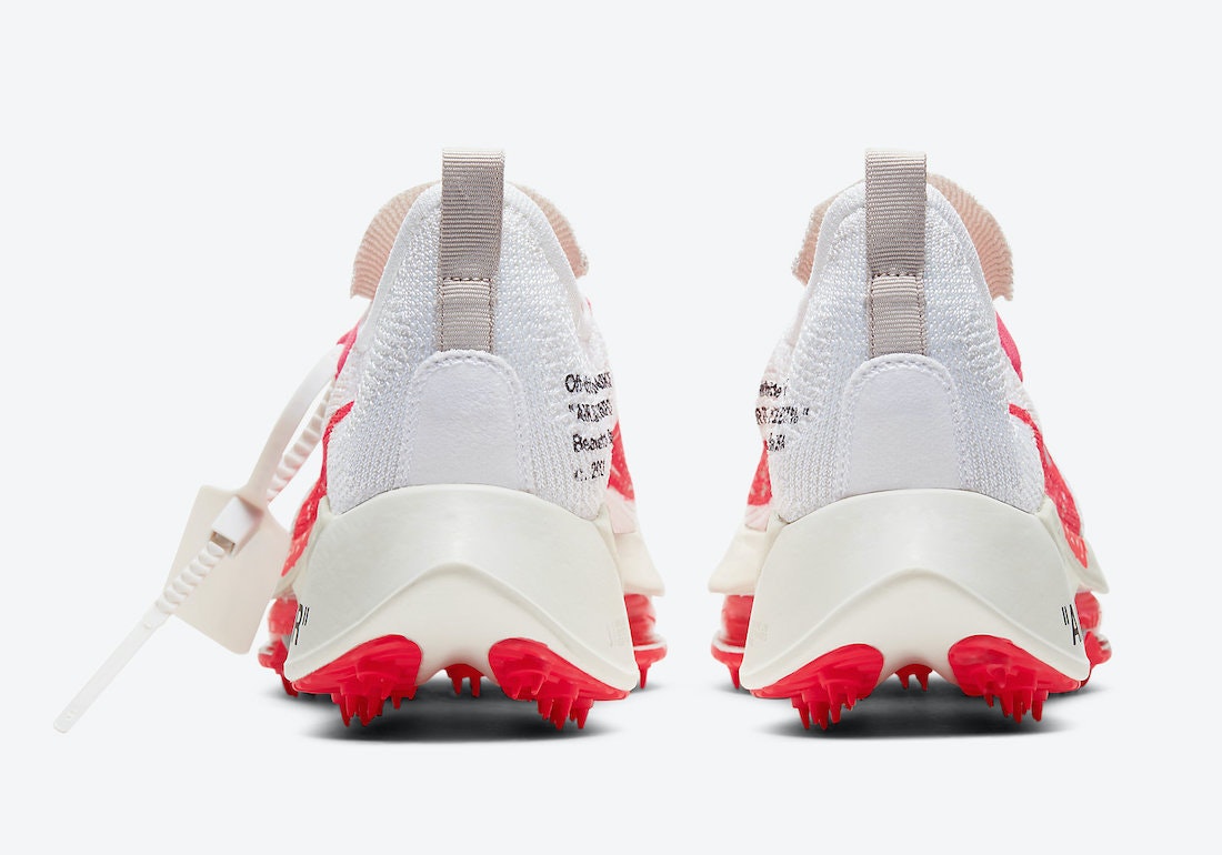 Off-White x Nike Air Zoom Tempo NEXT% "Solar Red"