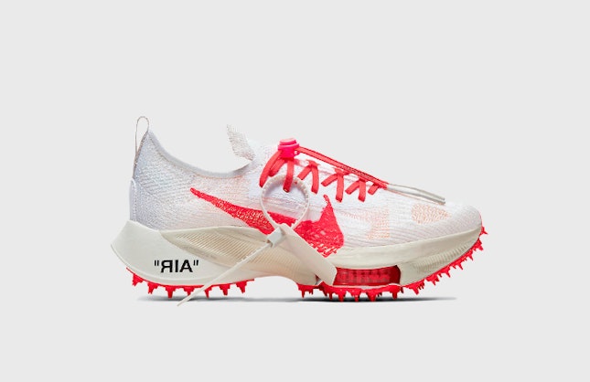 Off-White x Nike Air Zoom Tempo NEXT% "Solar Red"