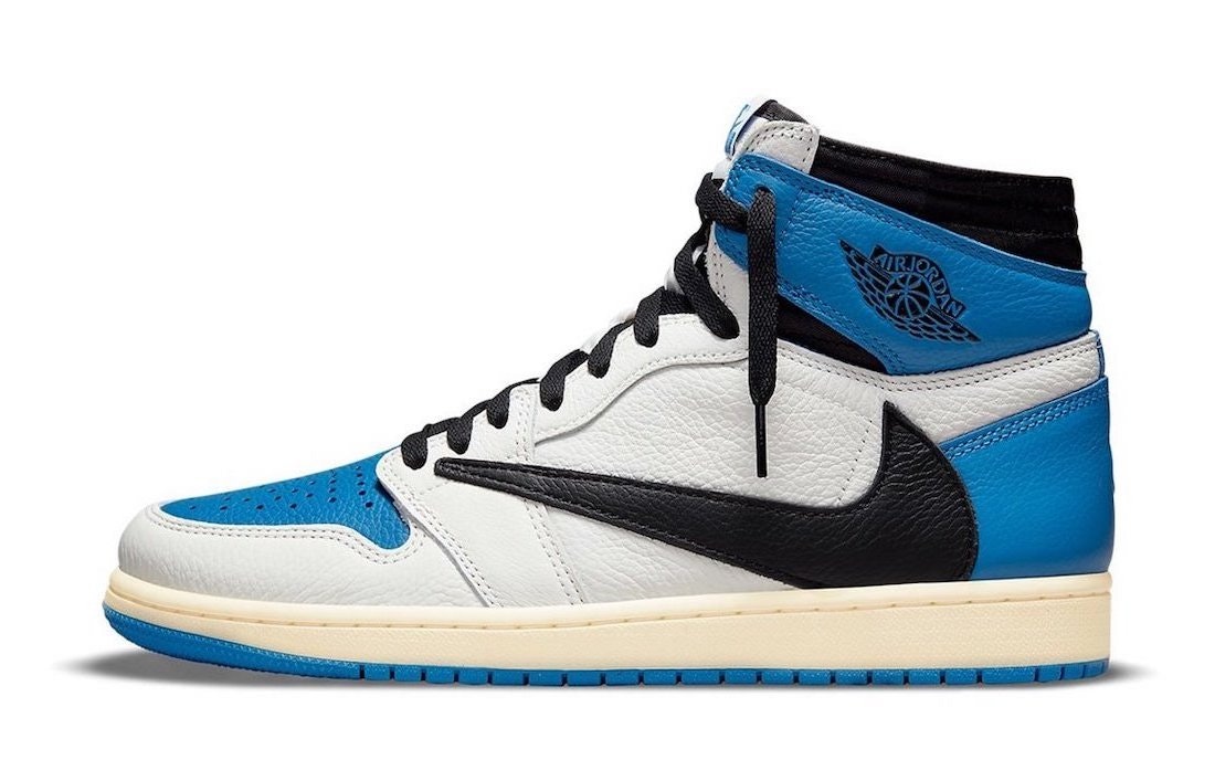 Fragment x Travis Scott x Air Jordan 1 High "Military Blue"