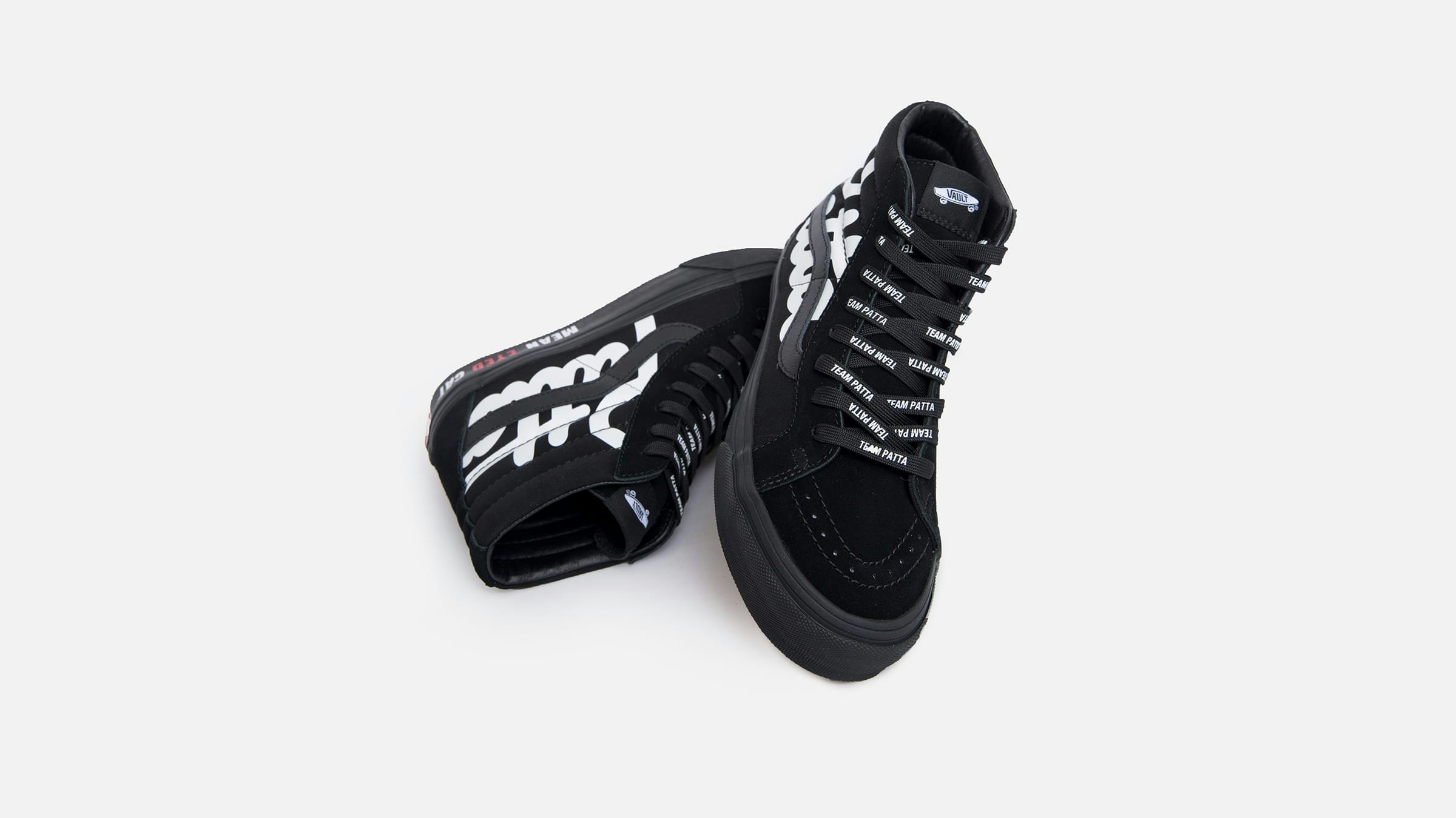 Patta x Vans Vault UA SK8-High Reissue LX "Black&White"