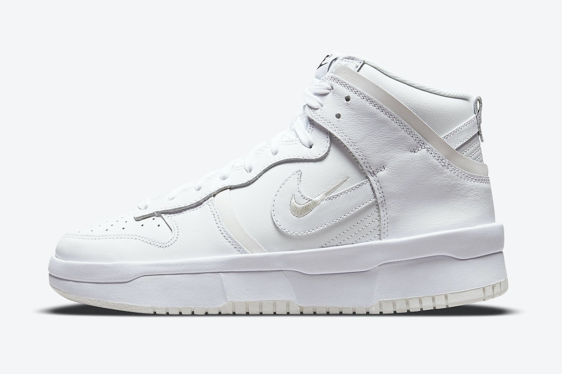 Nike Dunk High Rebel "Triple White"