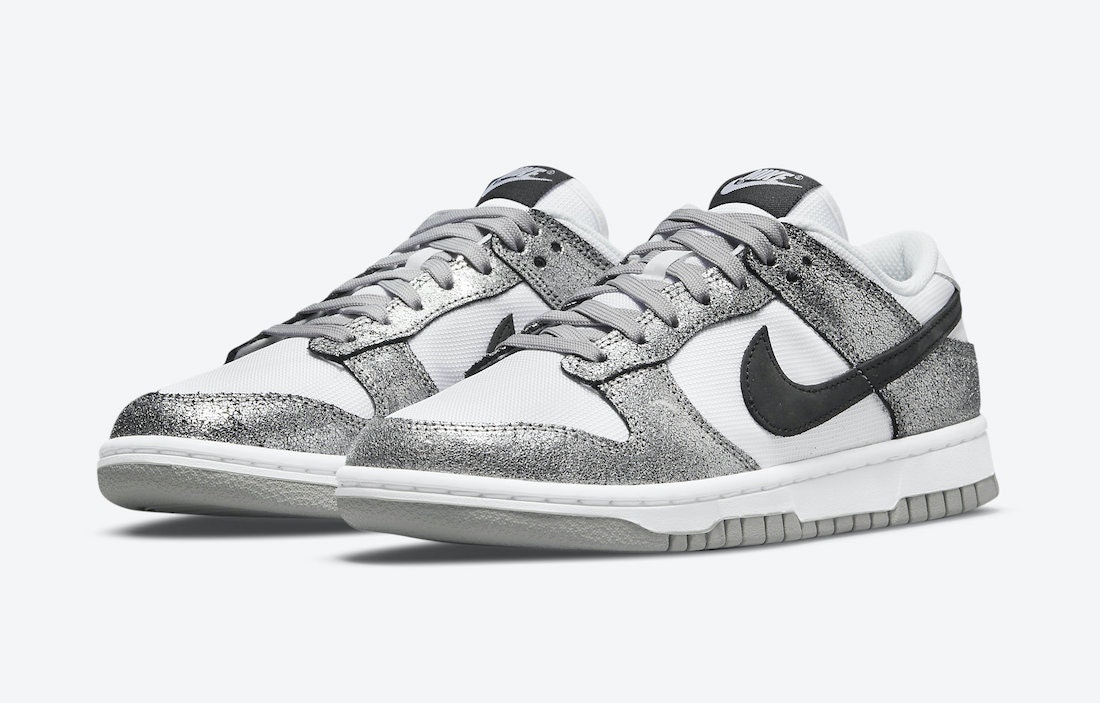 Nike Dunk Low "Cracked Silver"