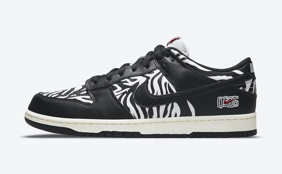 Quartersnacks x Nike SB Dunk Low “Zebra”