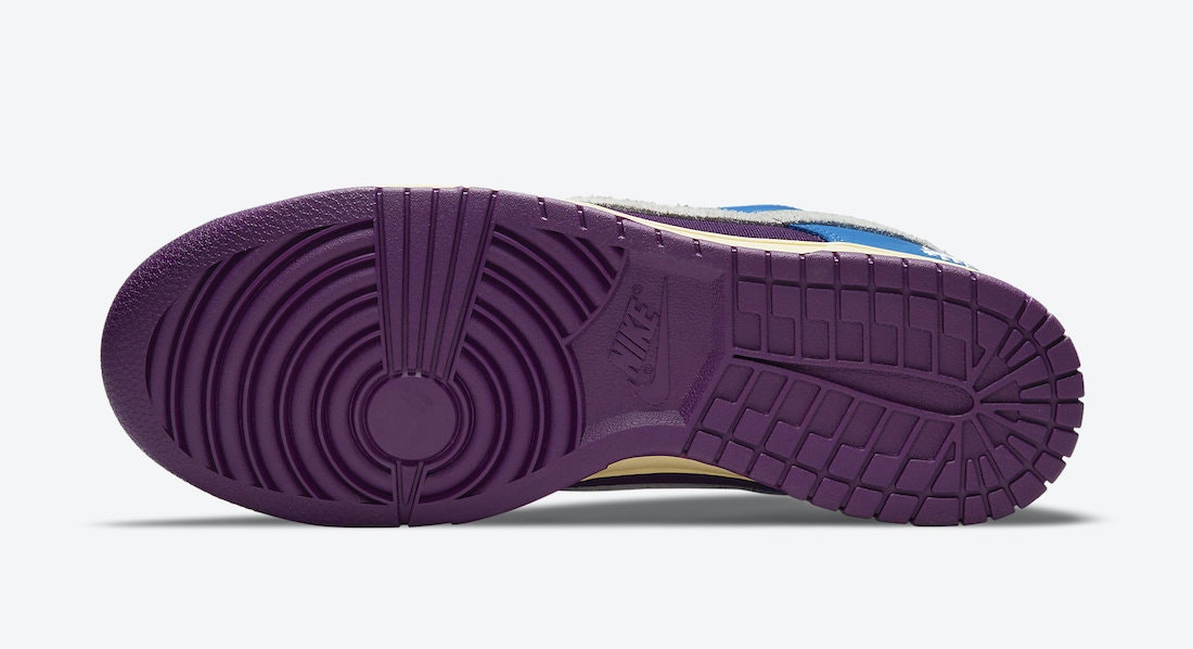 Undefeated x Nike Dunk Low "Blue Purple"
