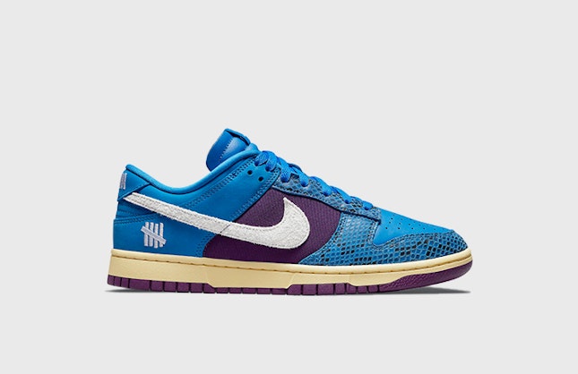 Undefeated x Nike Dunk Low "Blue Purple"