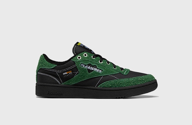 Pleasures x Reebok Club C 85 "Pine Green" Pleasures x Reebok Club C 85 "Pine Green"