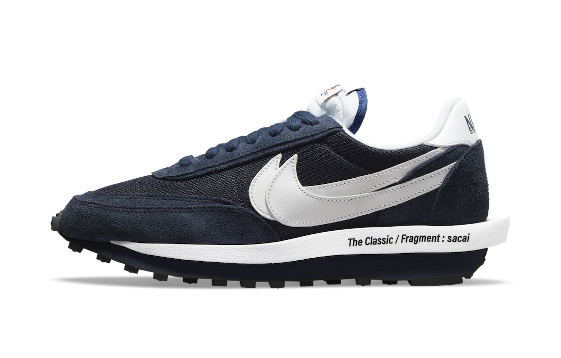 Fragment x Sacai x Nike LDWaffle "Blackened Blue"