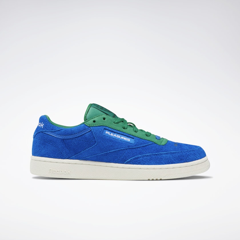 Pleasures x Reebok Club C 85 "Suede Blue"