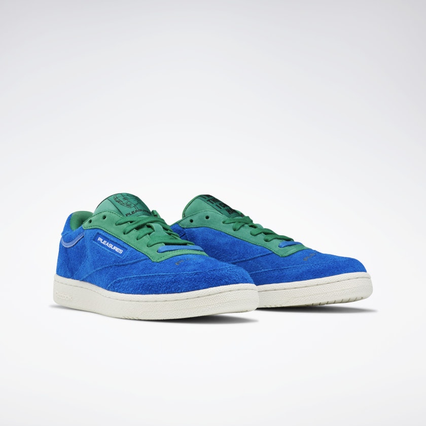 Pleasures x Reebok Club C 85 "Suede Blue"