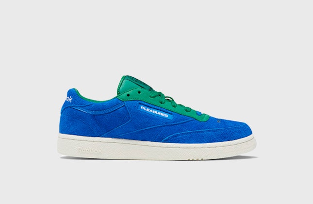Pleasures x Reebok Club C 85 "Suede Blue" Pleasures x Reebok Club C 85 "Suede Blue"
